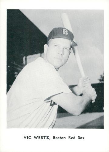 1961 Jay Publishing Boston Red Sox Set B #NNO Vic Wertz Front