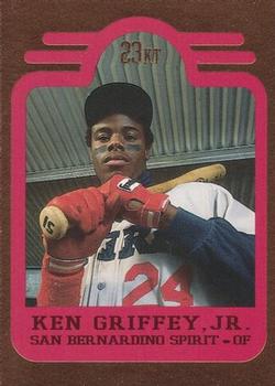 1991 Bleachers 23KT Ken Griffey Jr. #3 Ken Griffey Jr. Front