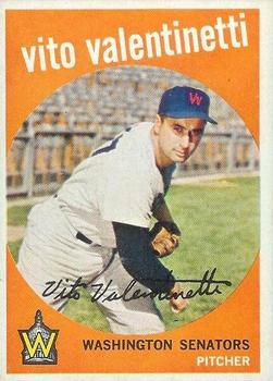 1959 Topps Venezuelan #44 Vito Valentinetti Front