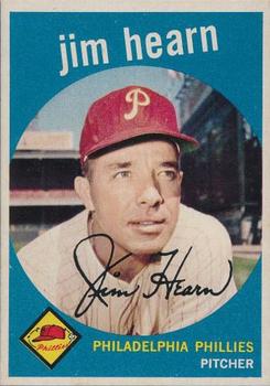 1959 Topps Venezuelan #63 Jim Hearn Front