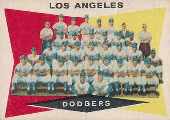 1960 Topps Venezuelan #18 Los Angeles Dodgers / Check List 1st Series: 1-88 Front