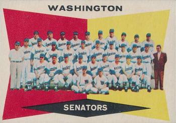 1960 Topps Venezuelan #43 Washington Senators / Check List 1st Series: 1-88 Front