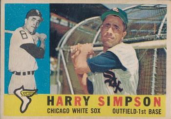 1960 Topps Venezuelan #180 Harry Simpson Front