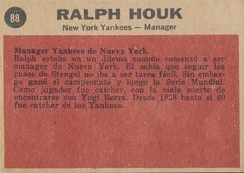 1962 Topps Venezuelan #88 Ralph Houk Back