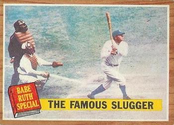 1962 Topps Venezuelan #138 The Famous Slugger (Babe Ruth) Front