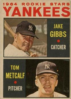 1964 Topps Venezuelan #281 Yankees 1964 Rookie Stars (Jake Gibbs / Tom Metcalf) Front