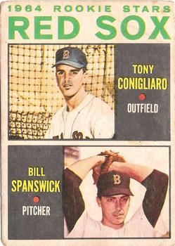 1964 Topps Venezuelan #287 Red Sox 1964 Rookie Stars (Tony Conigliaro / Bill Spanswick) Front