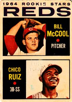 1964 Topps Venezuelan #356 Reds 1964 Rookie Stars (Bill McCool / Chico Ruiz) Front