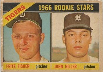 1966 Topps Venezuelan #209 Tigers 1966 Rookie Stars (Fritz Fisher / John Hiller) Front