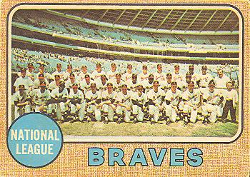 1968 Topps Venezuelan #221 Atlanta Braves Front