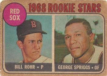 1968 Topps Venezuelan #314 Red Sox 1968 Rookie Stars (Bill Rohr / George Spriggs) Front