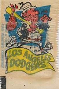 1961 Topps - Magic Rub-Offs #NNO Los Angeles Dodgers Front