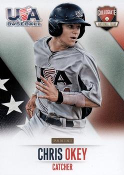 2014 Panini USA Baseball #6 Chris Okey Front