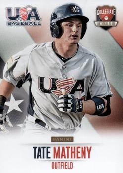 2014 Panini USA Baseball #20 Tate Matheny Front