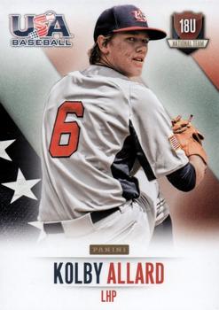 2014 Panini USA Baseball #29 Kolby Allard Front