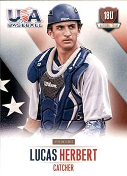 2014 Panini USA Baseball #39 Lucas Herbert Front
