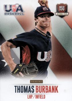 2014 Panini USA Baseball #54 Thomas Burbank Front