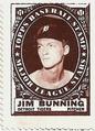 1961 Topps - Stamps #NNO Jim Bunning Front
