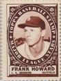 1961 Topps - Stamps #NNO Frank Howard Front