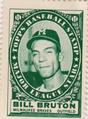 1961 Topps - Stamps #NNO Bill Bruton Front