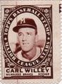 1961 Topps - Stamps #NNO Carl Willey  Front
