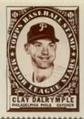 1961 Topps - Stamps #NNO Clay Dalrymple Front