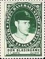 1961 Topps - Stamps #NNO Don Blasingame Front