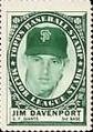 1961 Topps - Stamps #NNO Jim Davenport Front