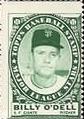 1961 Topps - Stamps #NNO Billy O'Dell Front