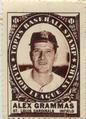 1961 Topps - Stamps #NNO Alex Grammas Front