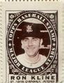 1961 Topps - Stamps #NNO Ron Kline Front
