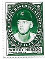 1961 Topps - Stamps #NNO Whitey Herzog Front