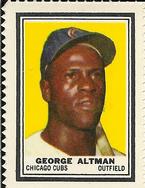 1962 Topps - Stamps #NNO George Altman Front