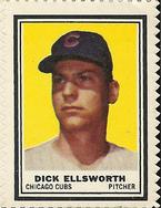 1962 Topps - Stamps #NNO Dick Ellsworth Front