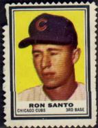1962 Topps - Stamps #NNO Ron Santo Front