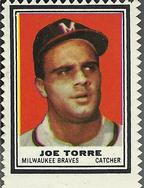 1962 Topps - Stamps #NNO Joe Torre Front