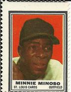 1962 Topps - Stamps #NNO Minnie Minoso Front