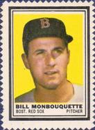 1962 Topps - Stamps #NNO Bill Monbouquette Front