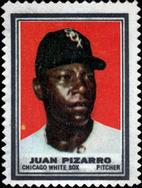 1962 Topps - Stamps #NNO Juan Pizarro Front