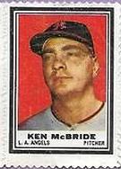 1962 Topps - Stamps #NNO Ken McBride Front