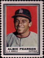 1962 Topps - Stamps #NNO Albie Pearson Front