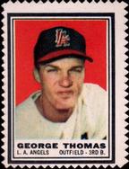 1962 Topps - Stamps #NNO George Thomas Front