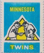 1962 Topps - Stamps #NNO Minnesota Twins Logo Front