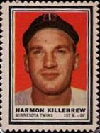 1962 Topps - Stamps #NNO Harmon Killebrew Front