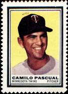 1962 Topps - Stamps #NNO Camilo Pascual Front