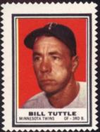 1962 Topps - Stamps #NNO Bill Tuttle Front