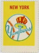 1962 Topps - Stamps #NNO New York Yankees Logo Front