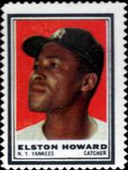 1962 Topps - Stamps #NNO Elston Howard Front