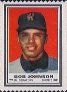 1962 Topps - Stamps #NNO Bob Johnson Front