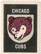 1962 Topps - Stamps #NNO Chicago Cubs Logo Front